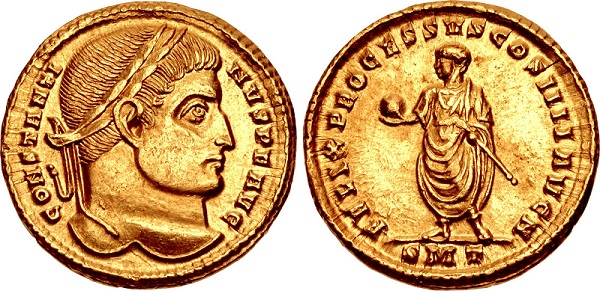 Solidus aureus de Constantí
